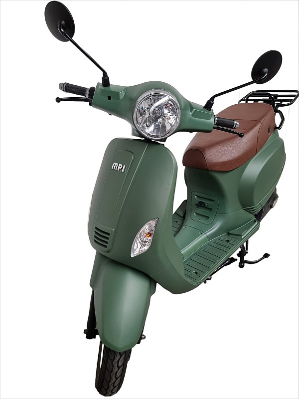 MPI Elektrische Vicenza Scooter - mat groen - Afbeelding 2
