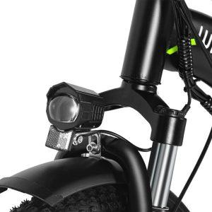 Windgoo Elektrische vouwfiets Fatbike E20 mat zwart-groen - Afbeelding 7