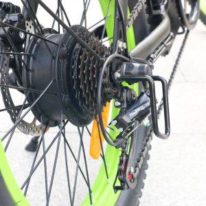 Windgoo Elektrische vouwfiets Fatbike E20 mat zwart-groen - Afbeelding 4