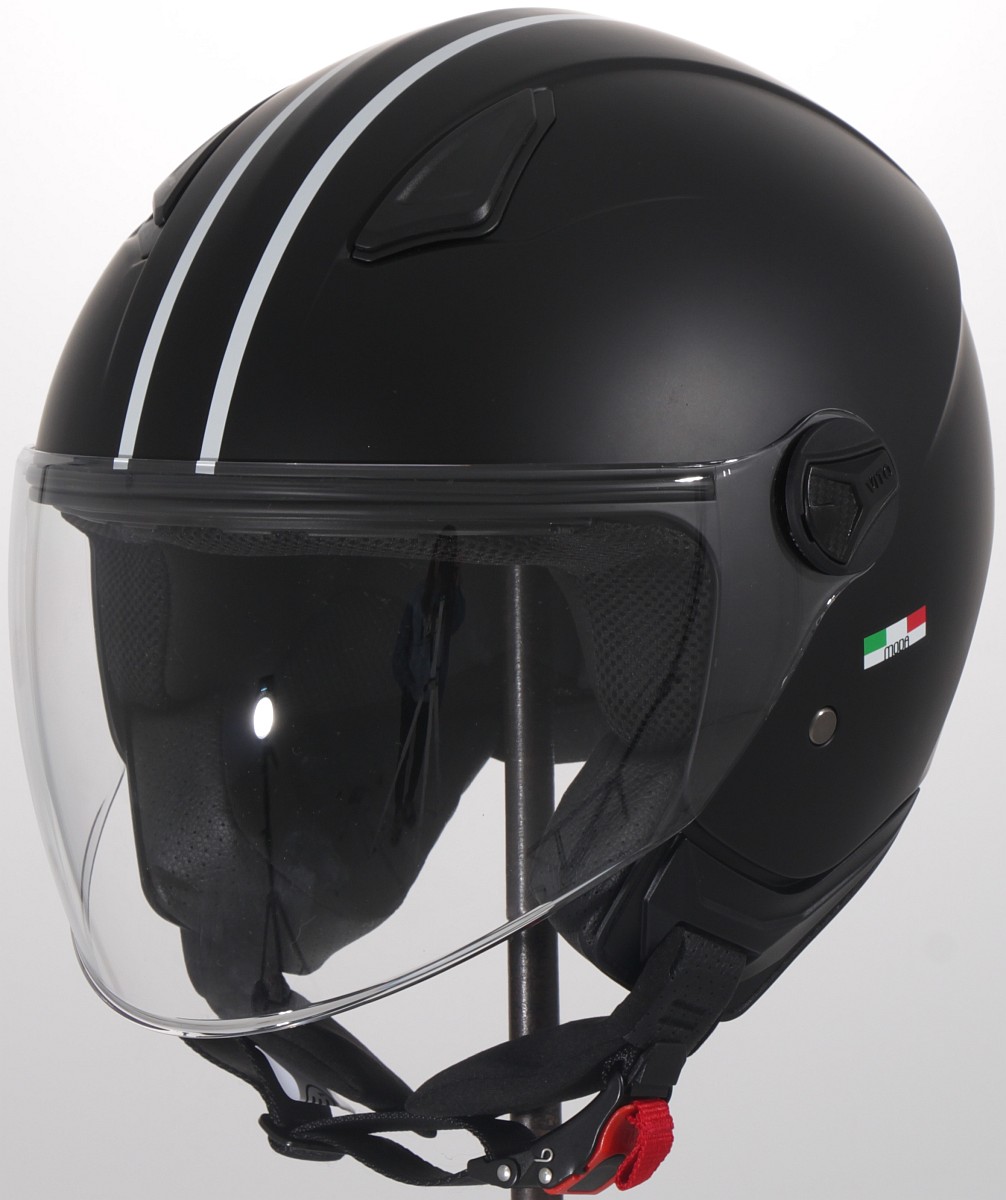 Kinderhelm mat zwart