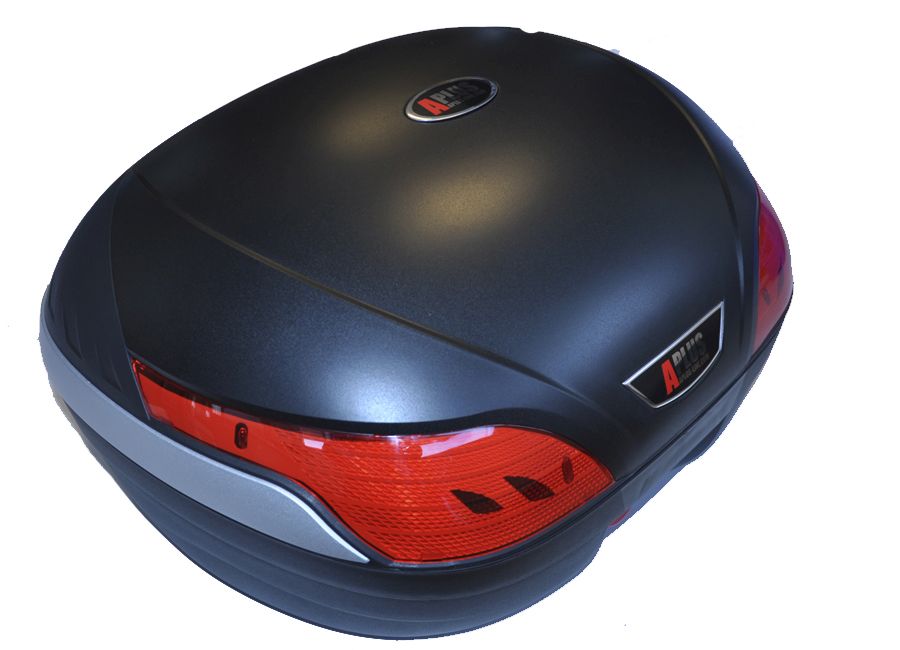 Topkoffer afneembaar DeLuxe 48 ltr mat zwart - Afbeelding 2