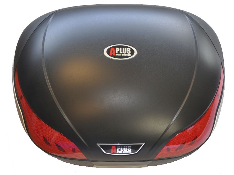 Topkoffer afneembaar DeLuxe 48 ltr mat zwart - Afbeelding 3