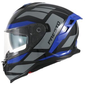 Integraalhelm Presto blauw-zwart - Afbeelding 5