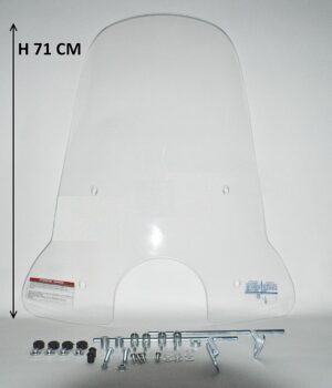 Windscherm Aplus Hoog Transparant - BTC Riva2