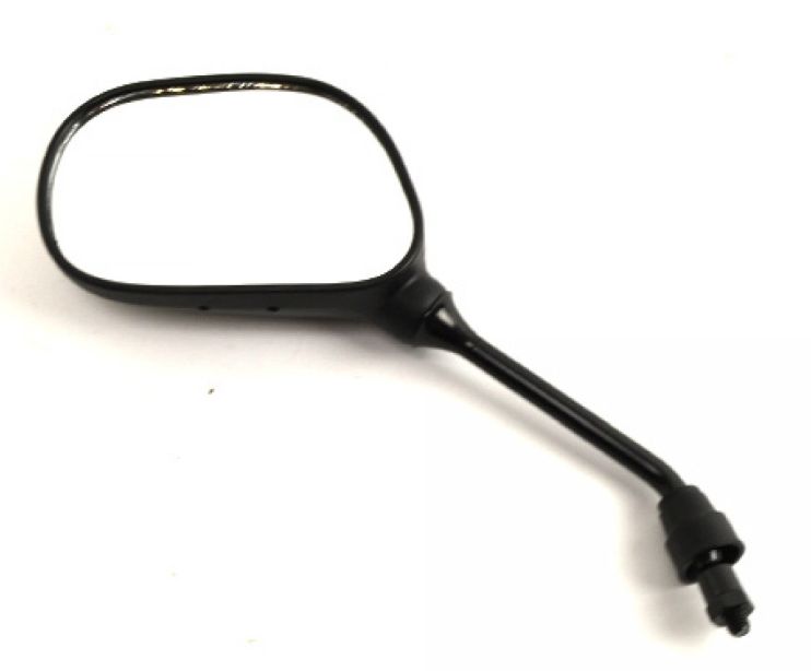 Spiegelset Universeel M8 mat zwart ovaal - Afbeelding 2