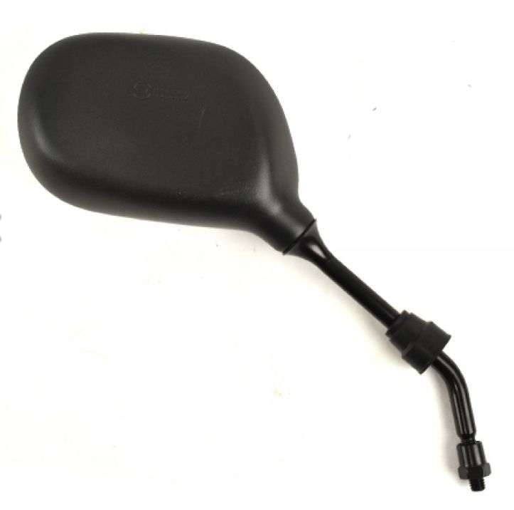 Spiegelset Universeel M8 mat zwart ovaal - Afbeelding 4