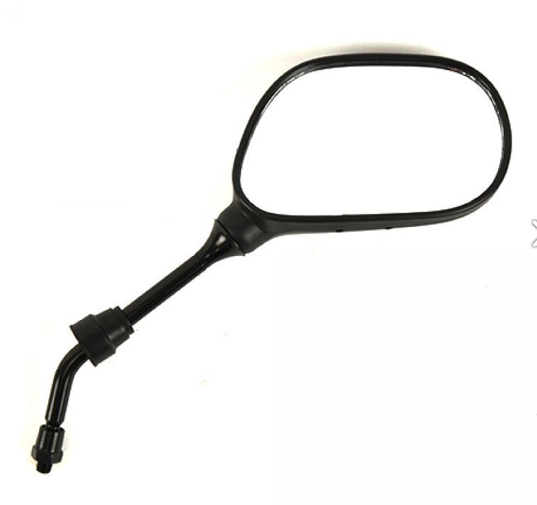 Spiegelset Universeel M8 mat zwart ovaal - Afbeelding 3