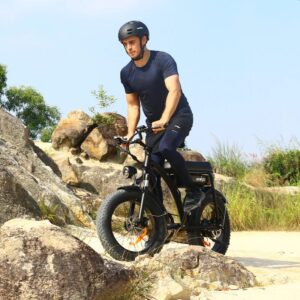 Windgoo F5 FatBike mat zwart - Afbeelding 5