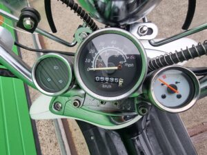 MPI Elektrische Retro Scooter - wit - Afbeelding 5